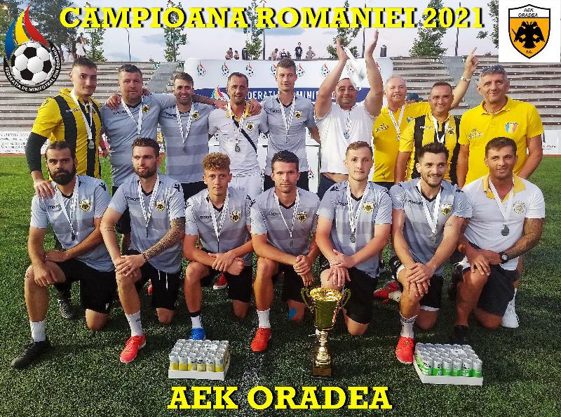 AEK Oradea, noua campioană a României!